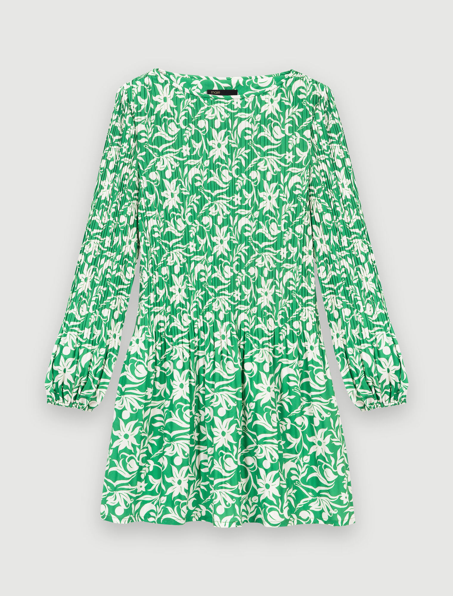 Long-sleeved mini dress