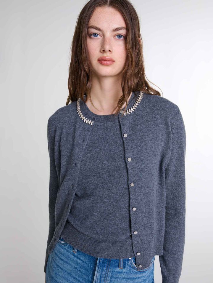 Cardigan 2-en-1 en cachemire