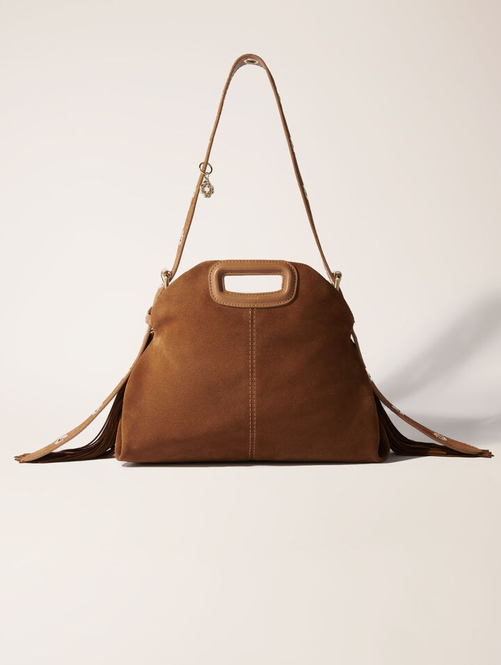 Suede Miss M bag