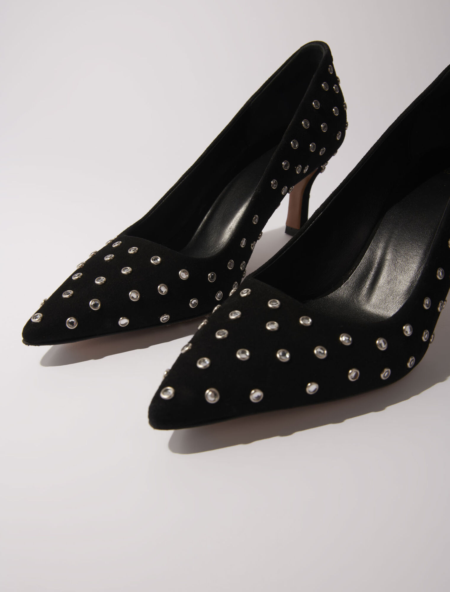 Escarpins pointus à strass
