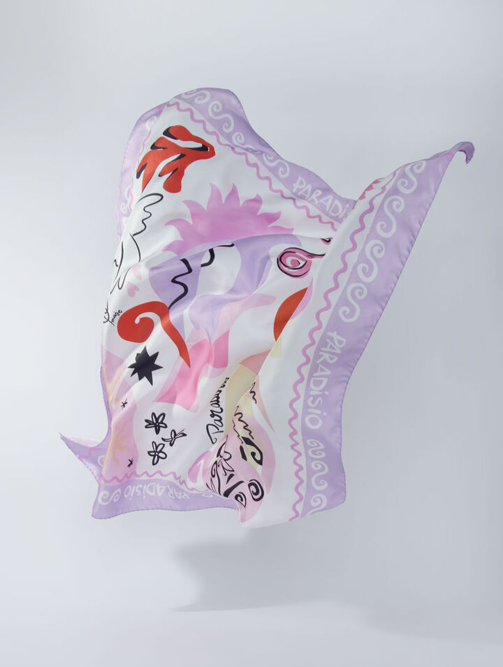 Paradisio silk scarf