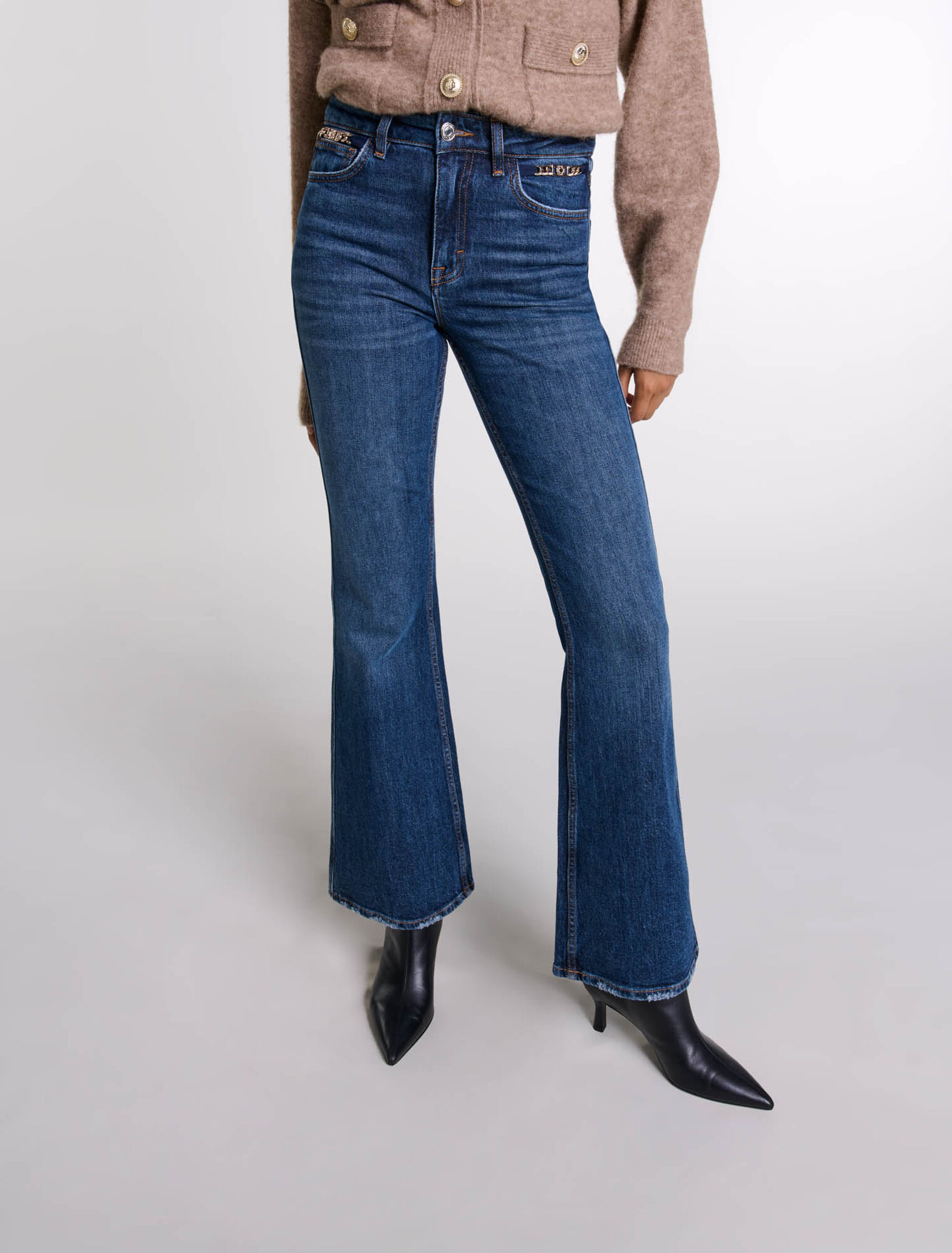 Flared jeans