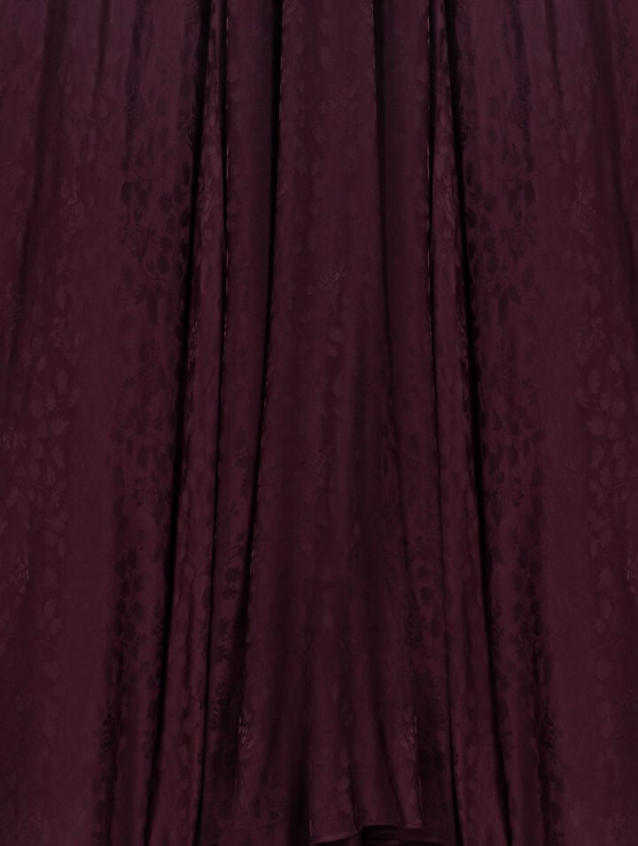 Jacquard print maxi dress