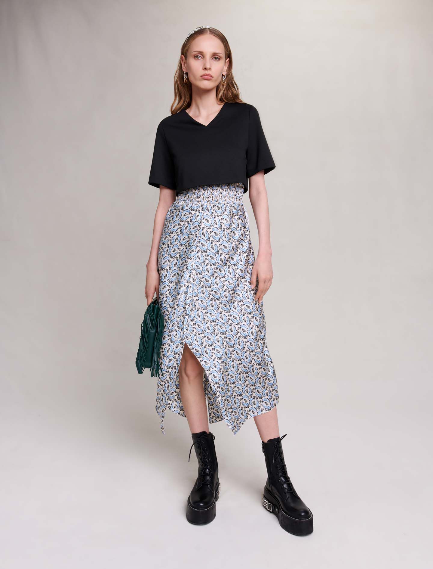 Robe 2 en 1 fleurie Robes Maje