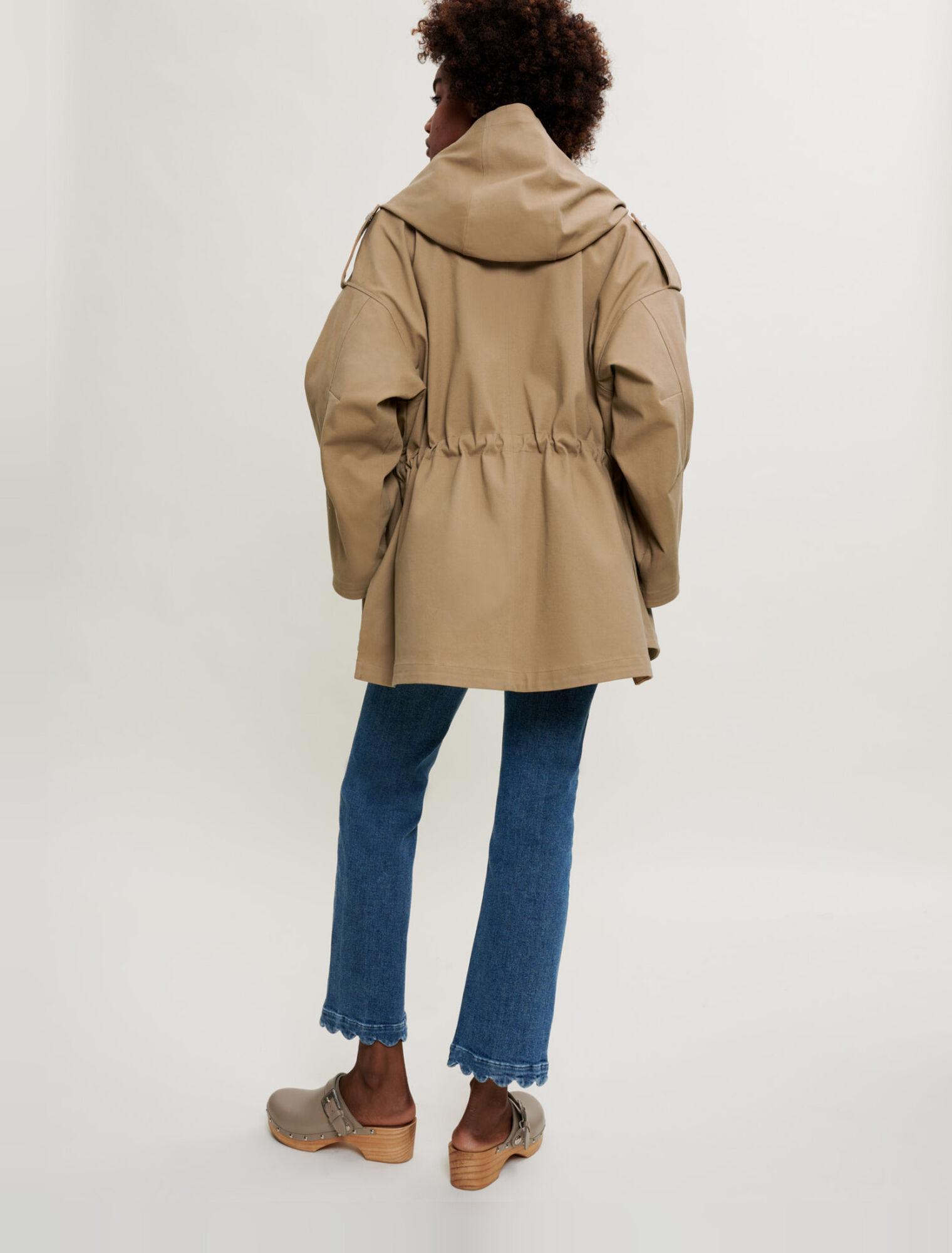 Manteau oversize en coton 