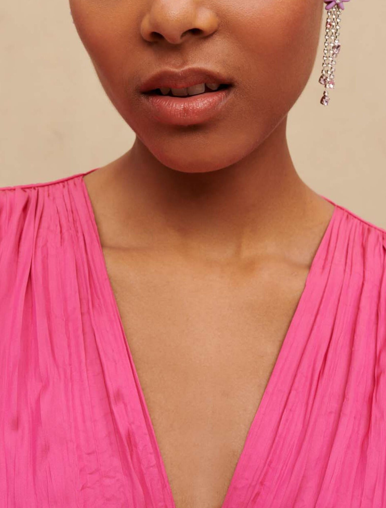 Short draped dress