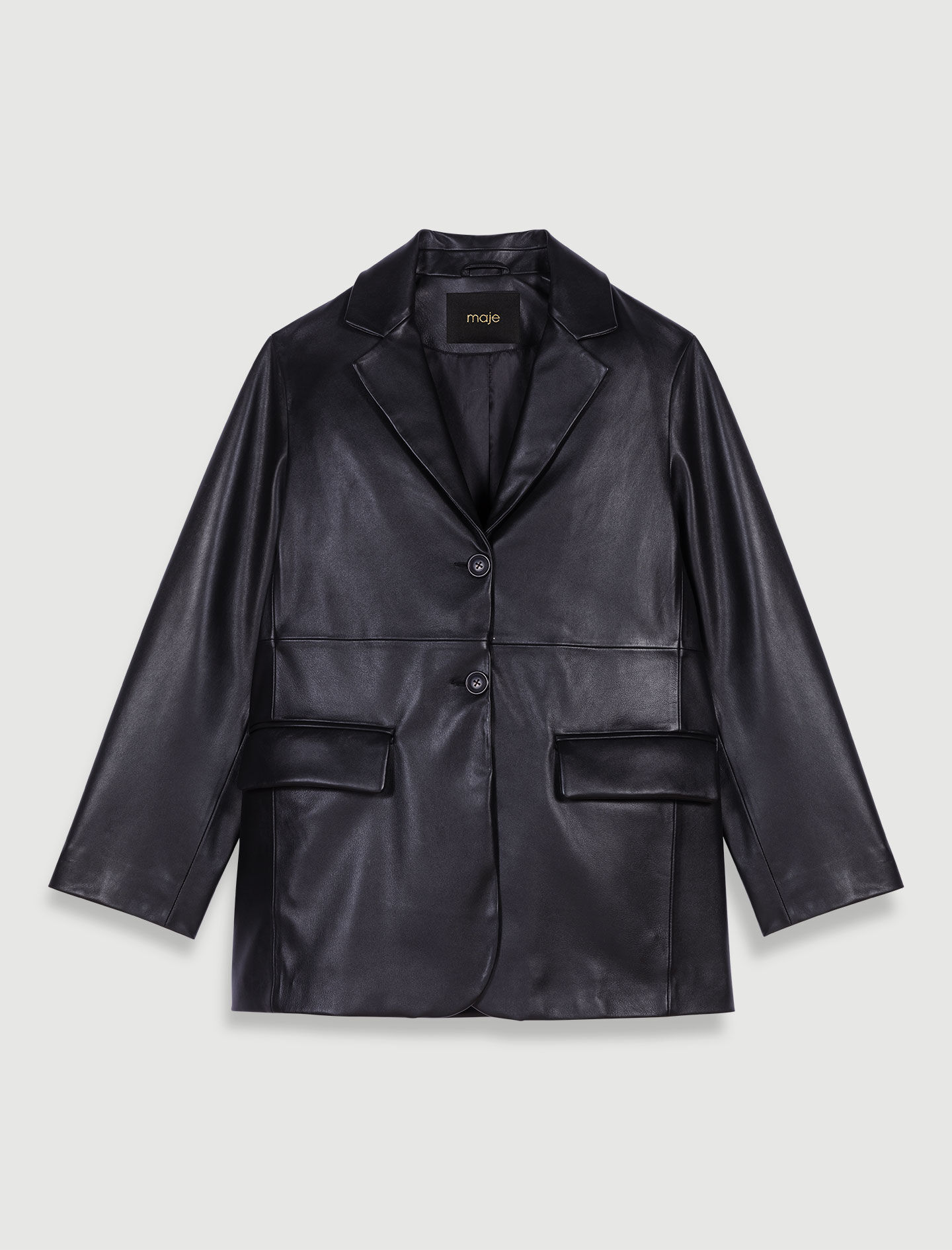 Veste en cuir maje sale