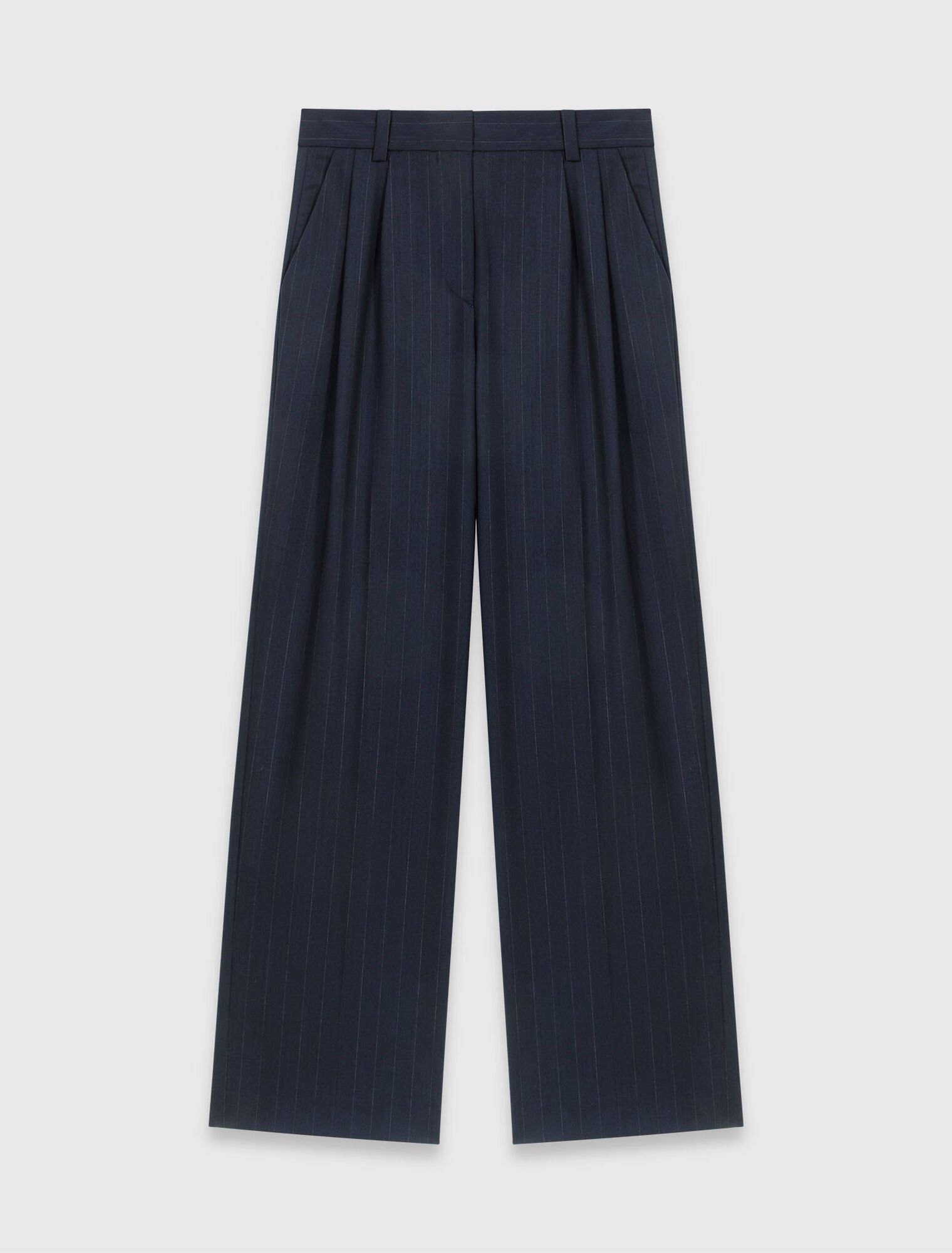 Pantalon de tailleur &agrave; rayures