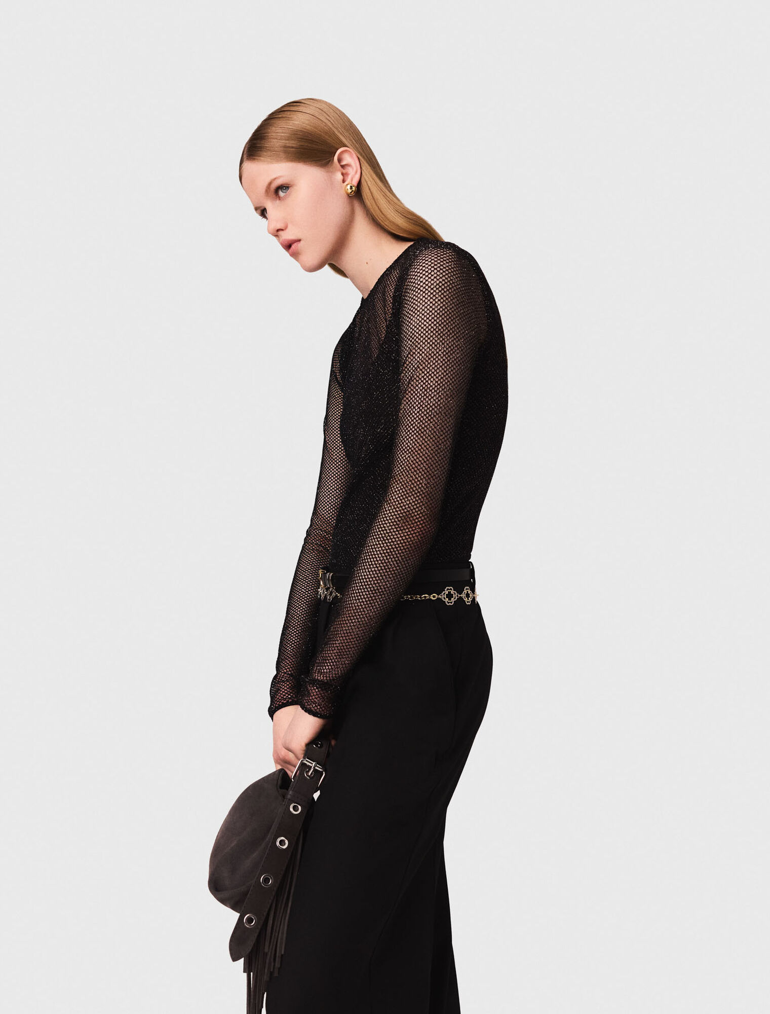 Diamanté jersey top