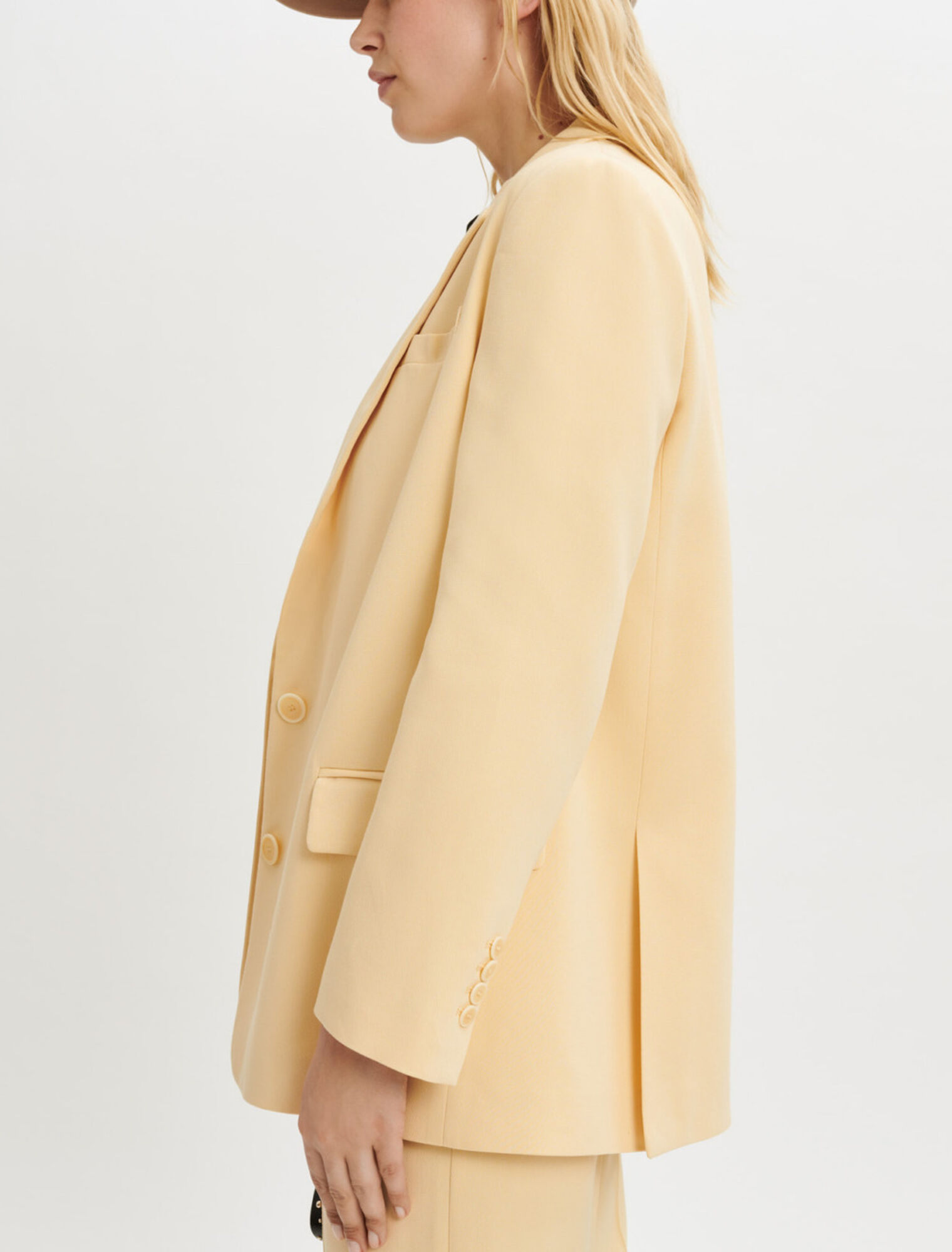 Veste tailleur croisée et ample