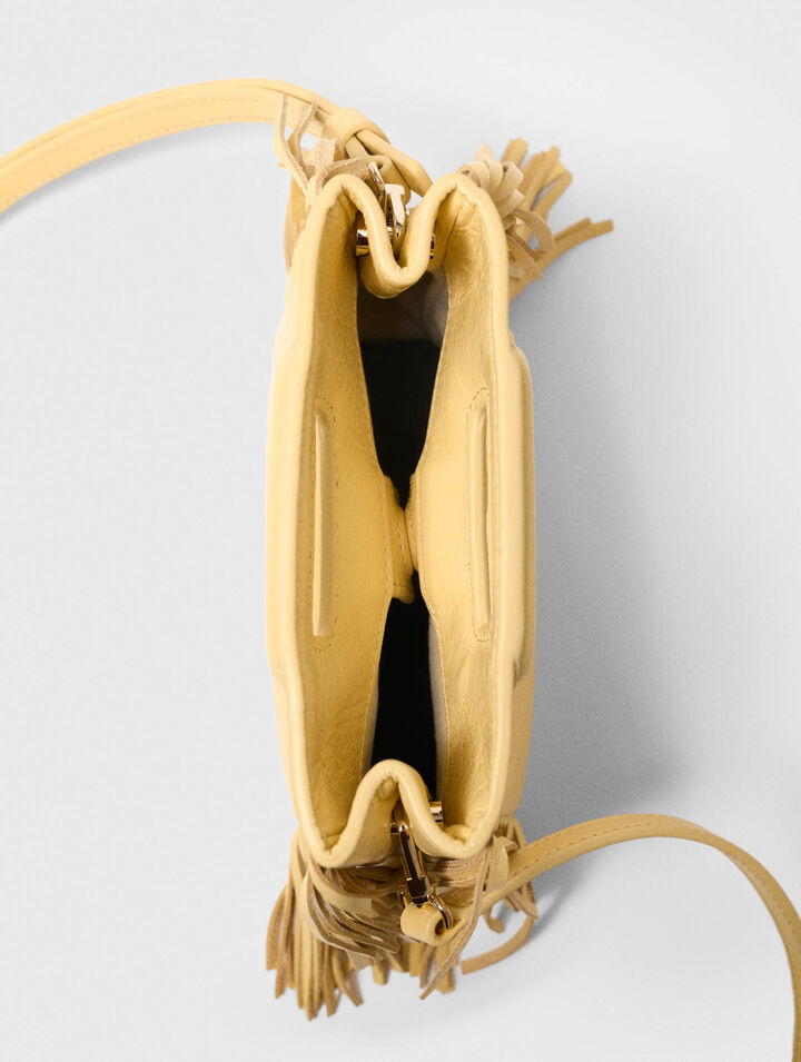 Sac M Mini cuir craquel&eacute; mat