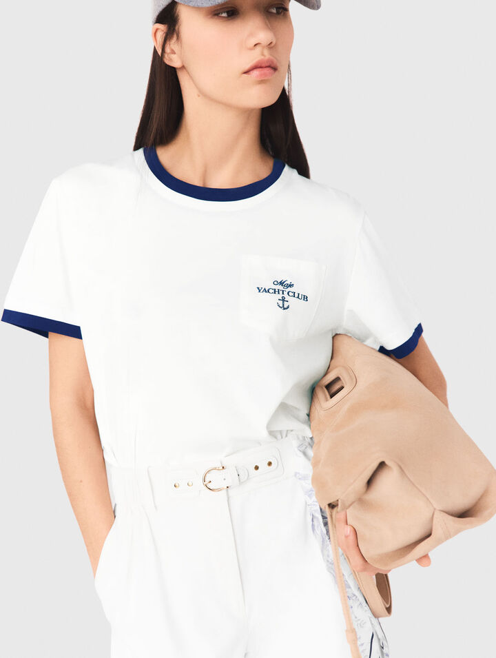 Tee shirt effet superpos&eacute;