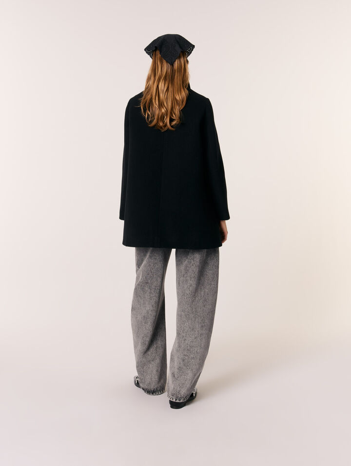 Manteau en laine mélangée