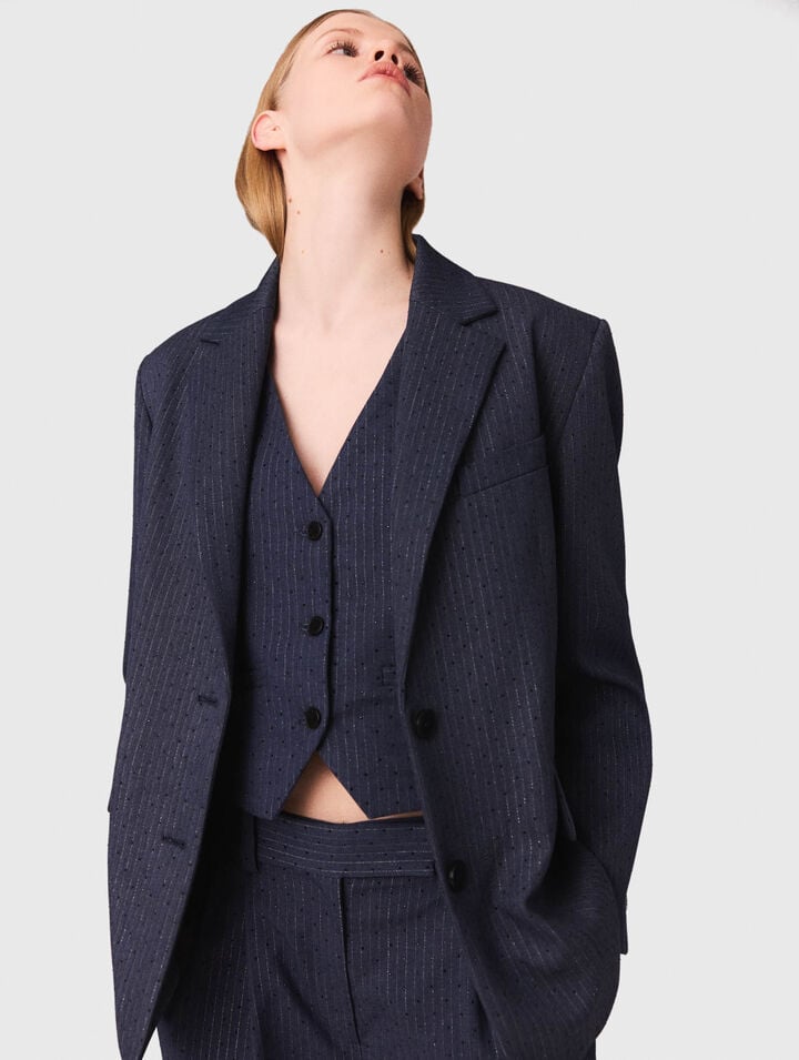Rhinestone suit jacket