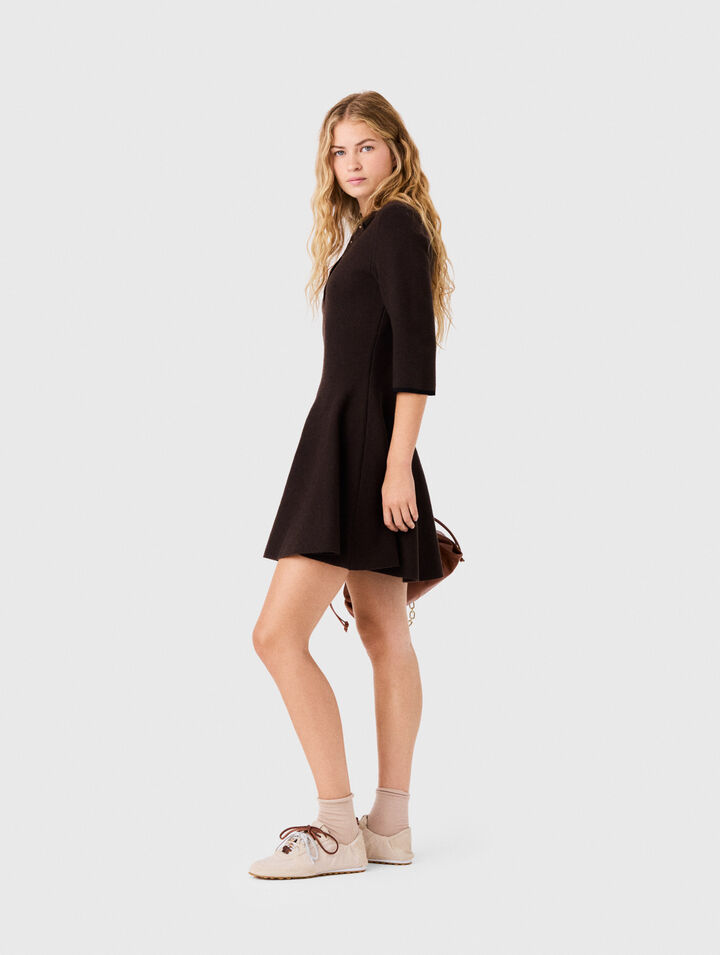 Robe polo en maille