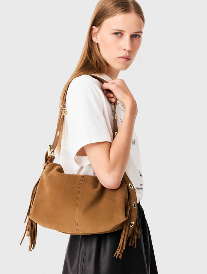 Suede Miss M bag