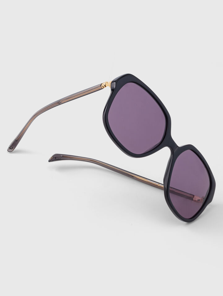 Lunettes oversize en ac&eacute;tate