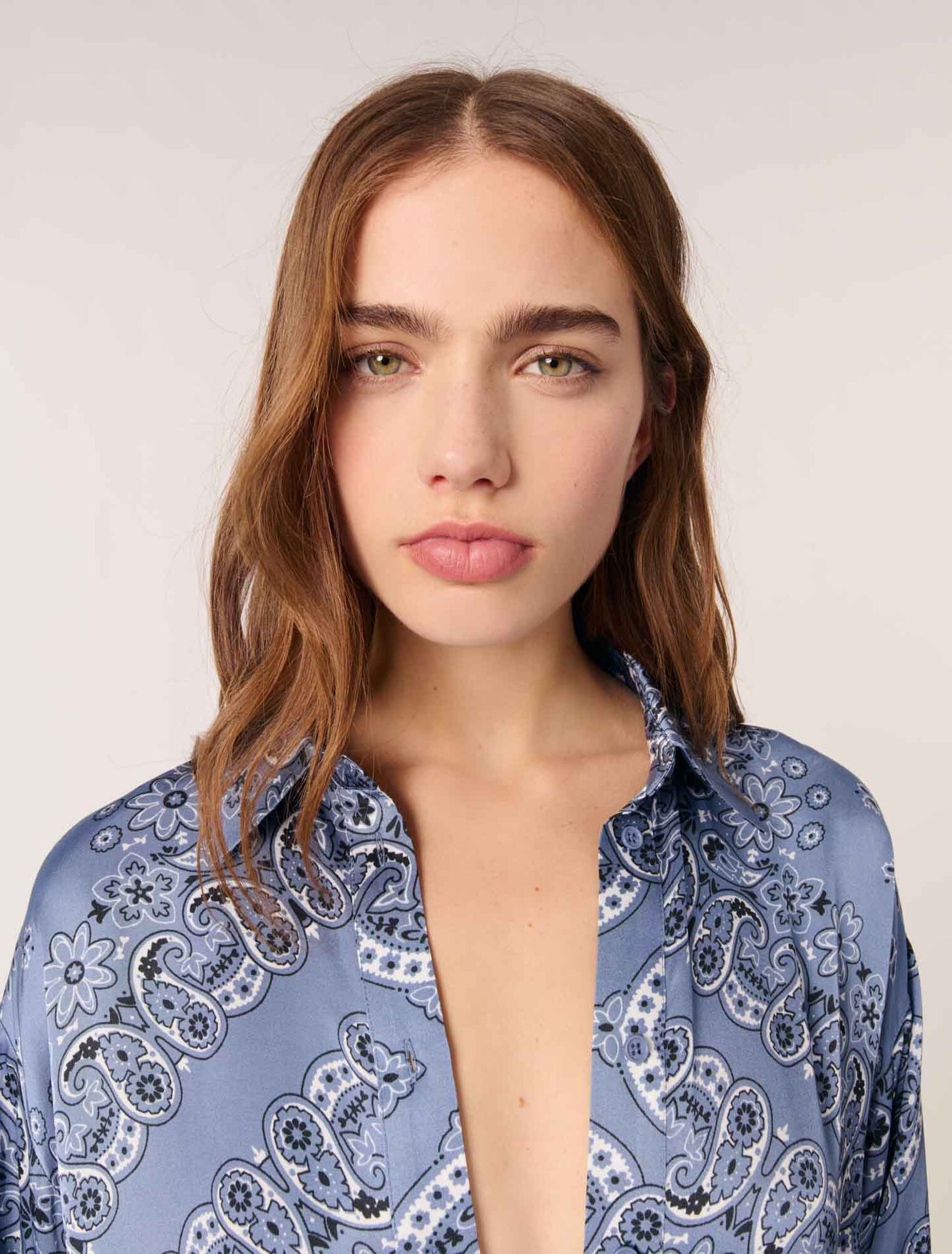 Chemise fluide imprimée