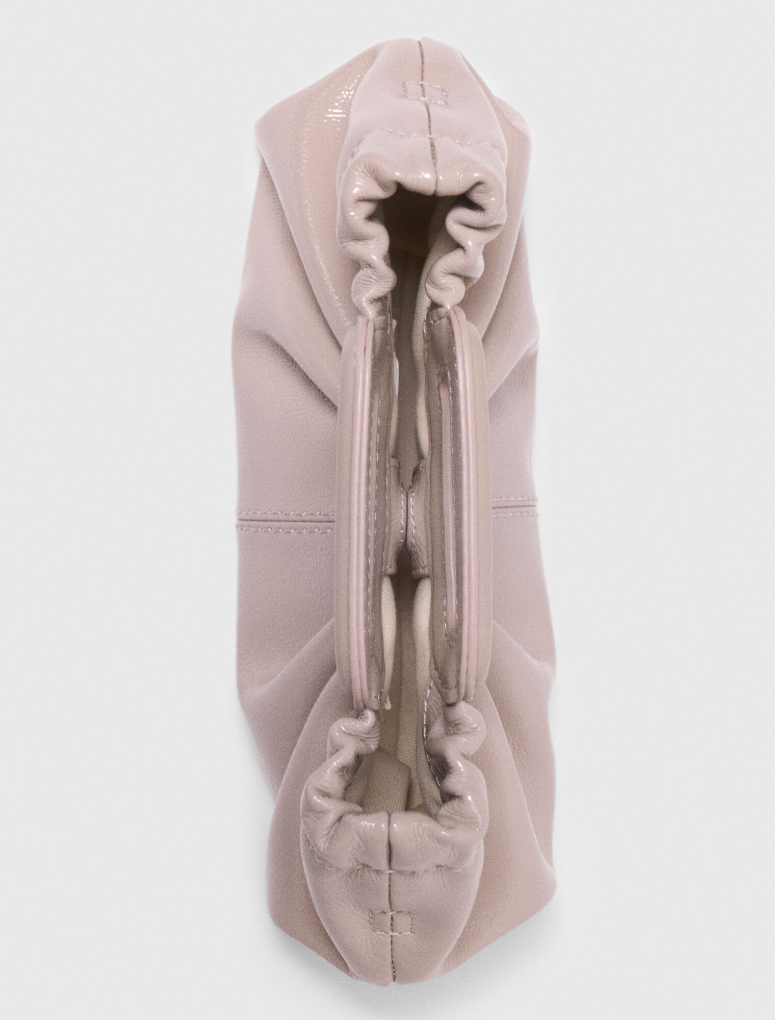 Mini clutch en cuir naplak