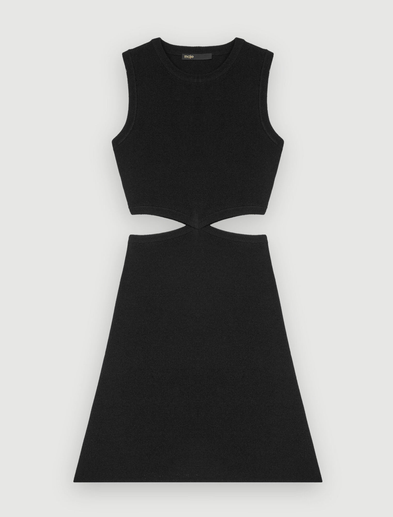 Robe en maille ouverte à la taille