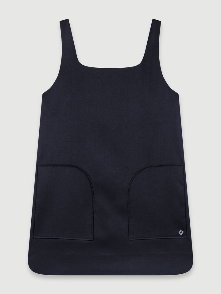 Robe chasuble en satin