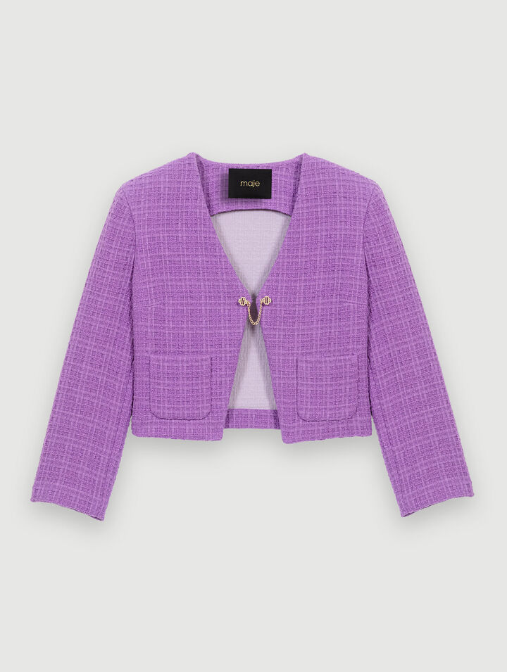 Short tweed jacket