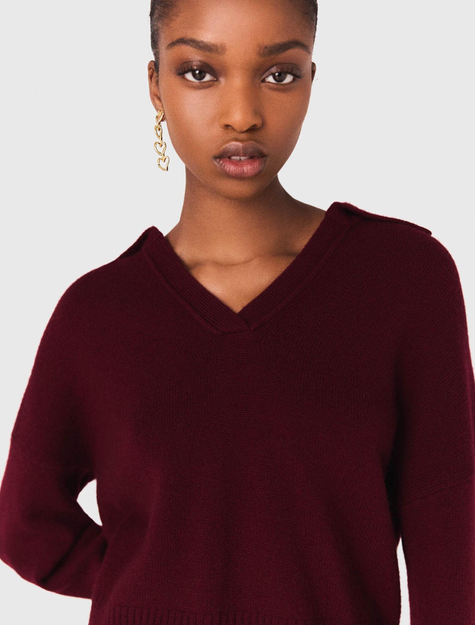 Pull en laine mélangée