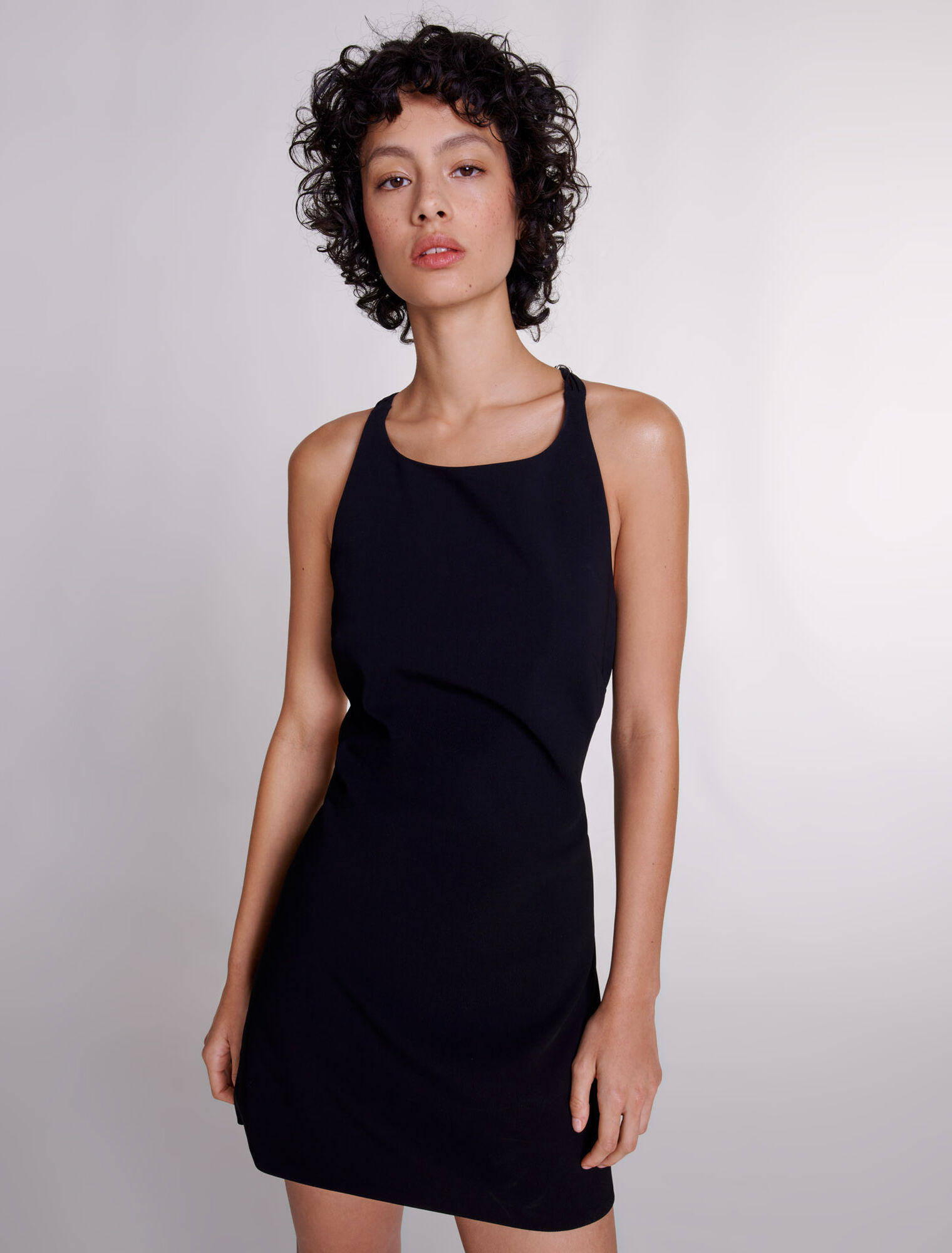 Robe courte à liens