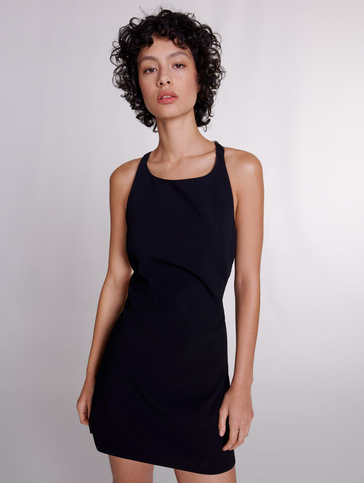 Robe courte à liens