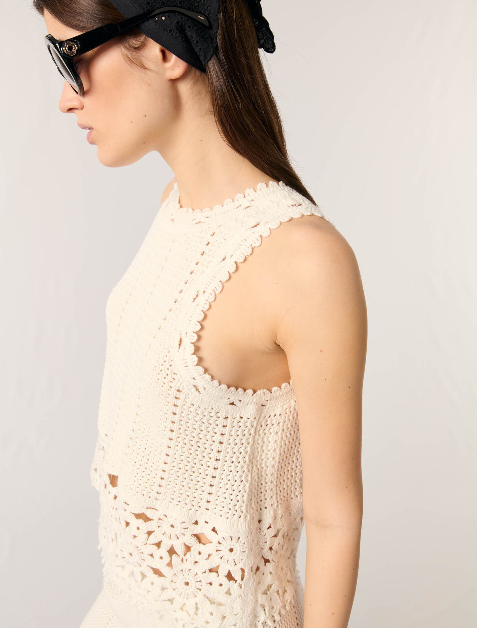 Crochet vest top