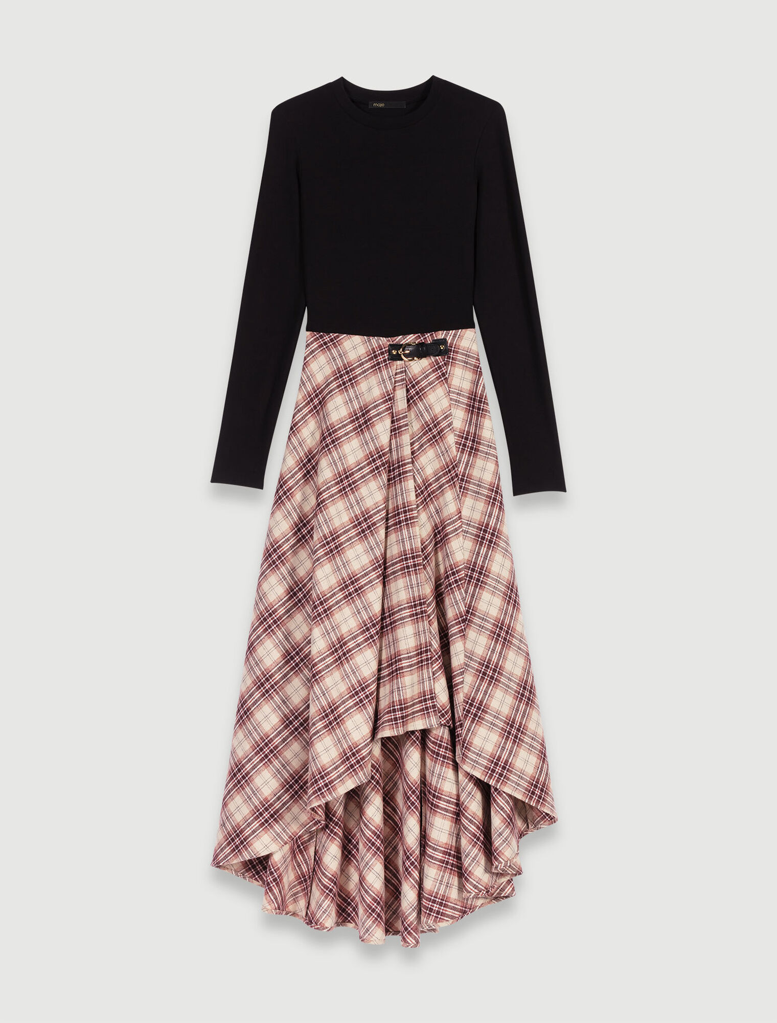 Robe asymétrique flanelle