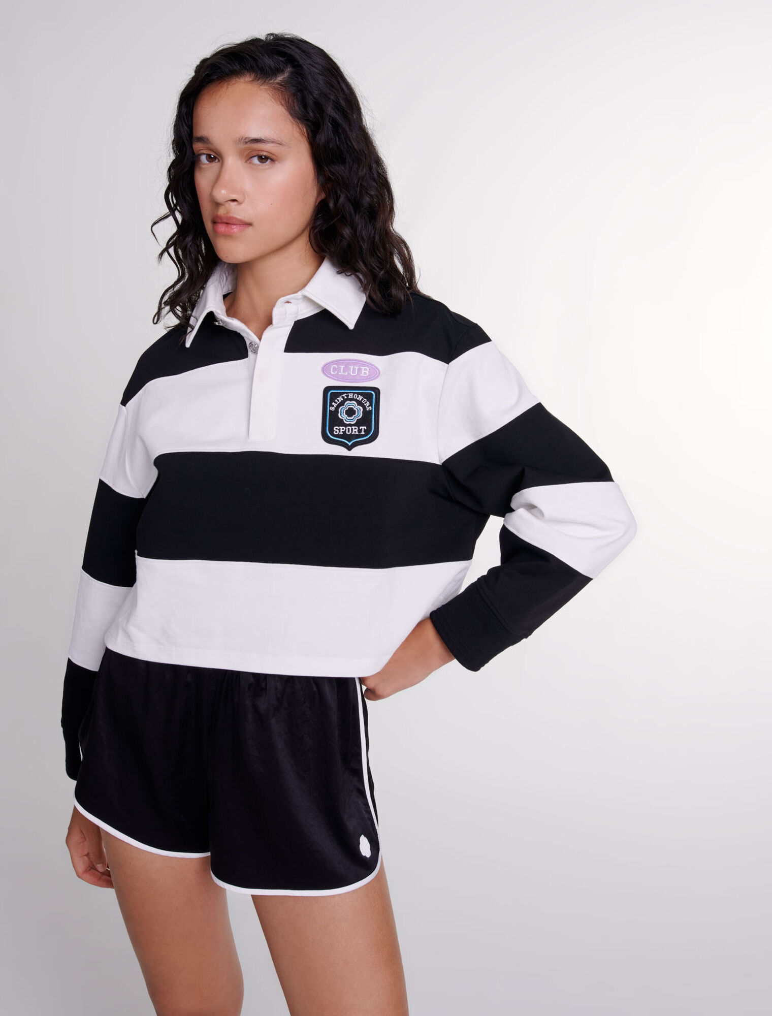 Short en satin