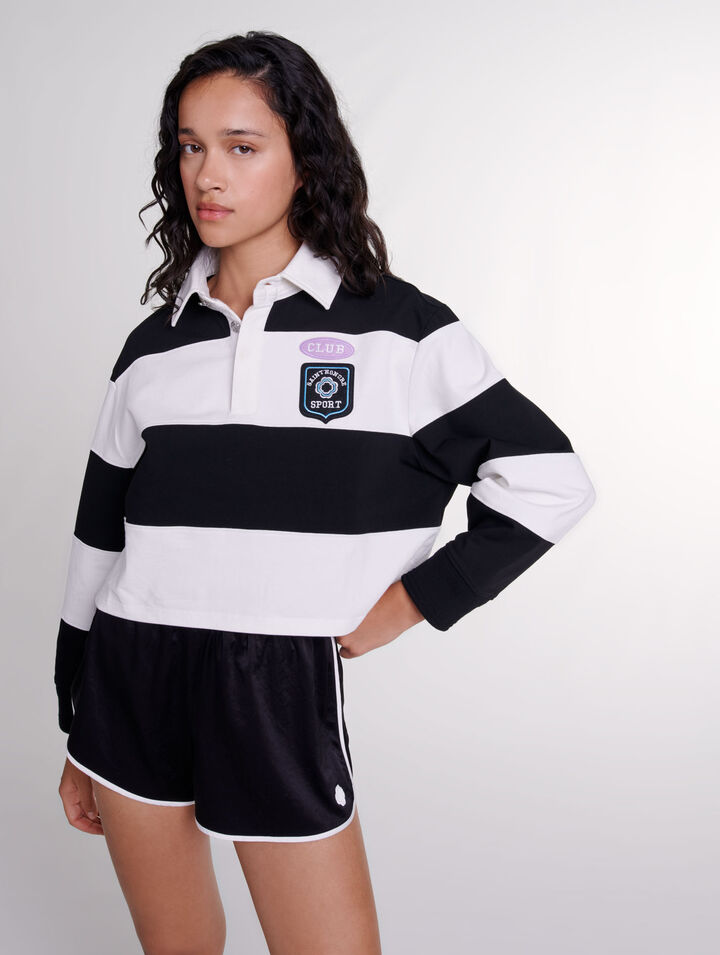 Short en satin