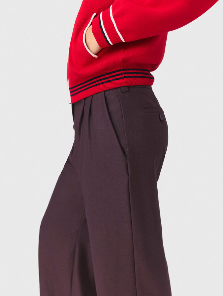 Pantalon de tailleur large