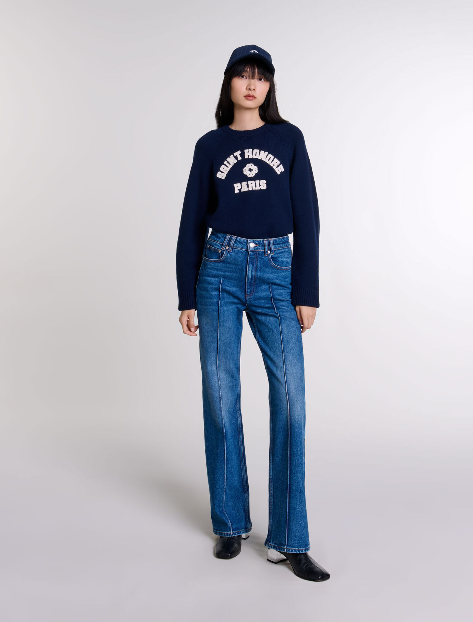 Straight-leg jeans