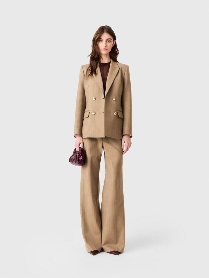 Double-breasted suit jacket