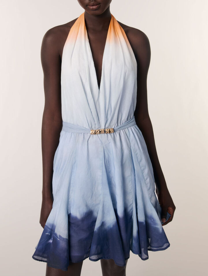 Robe courte tie & dye