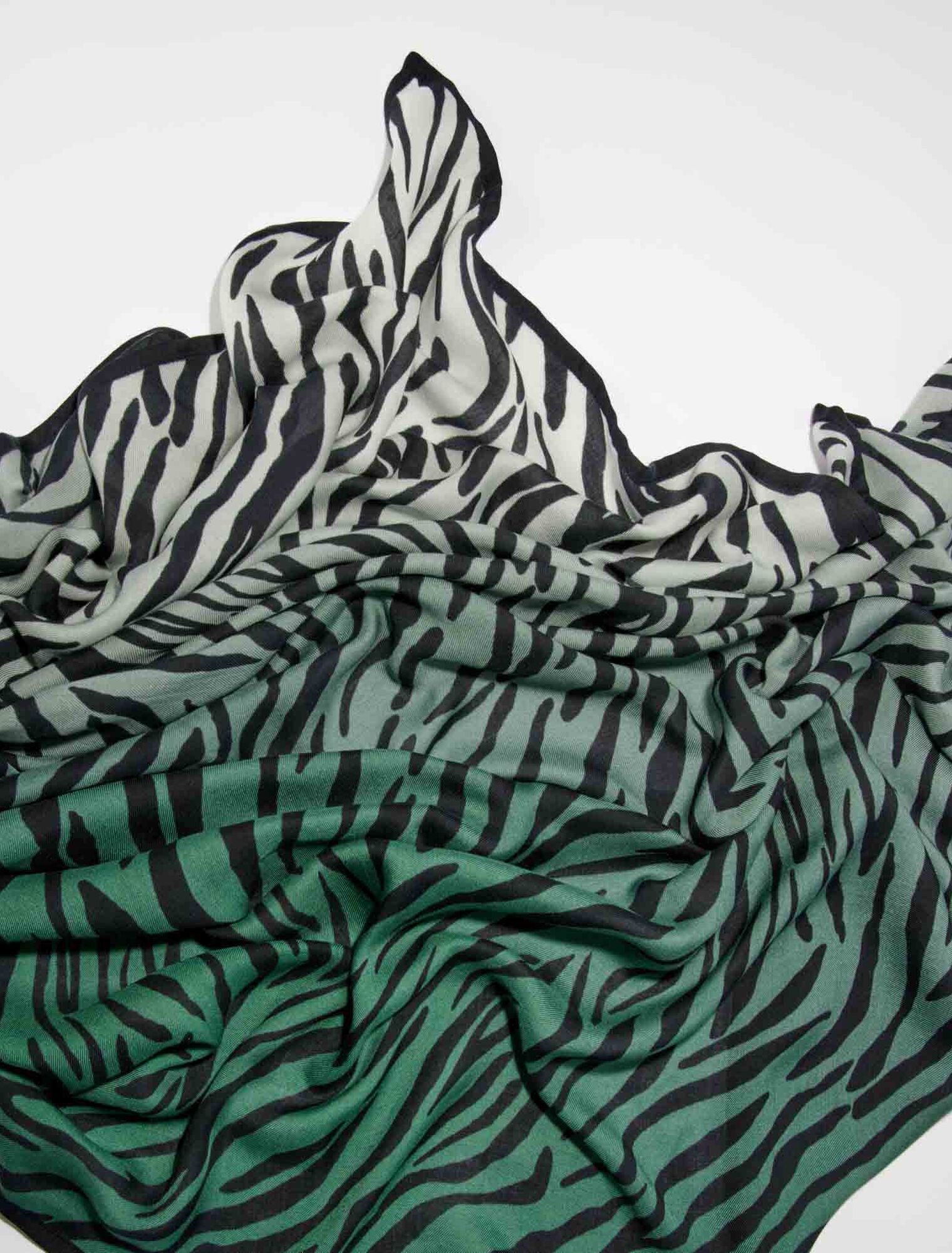 Zebra print scarf