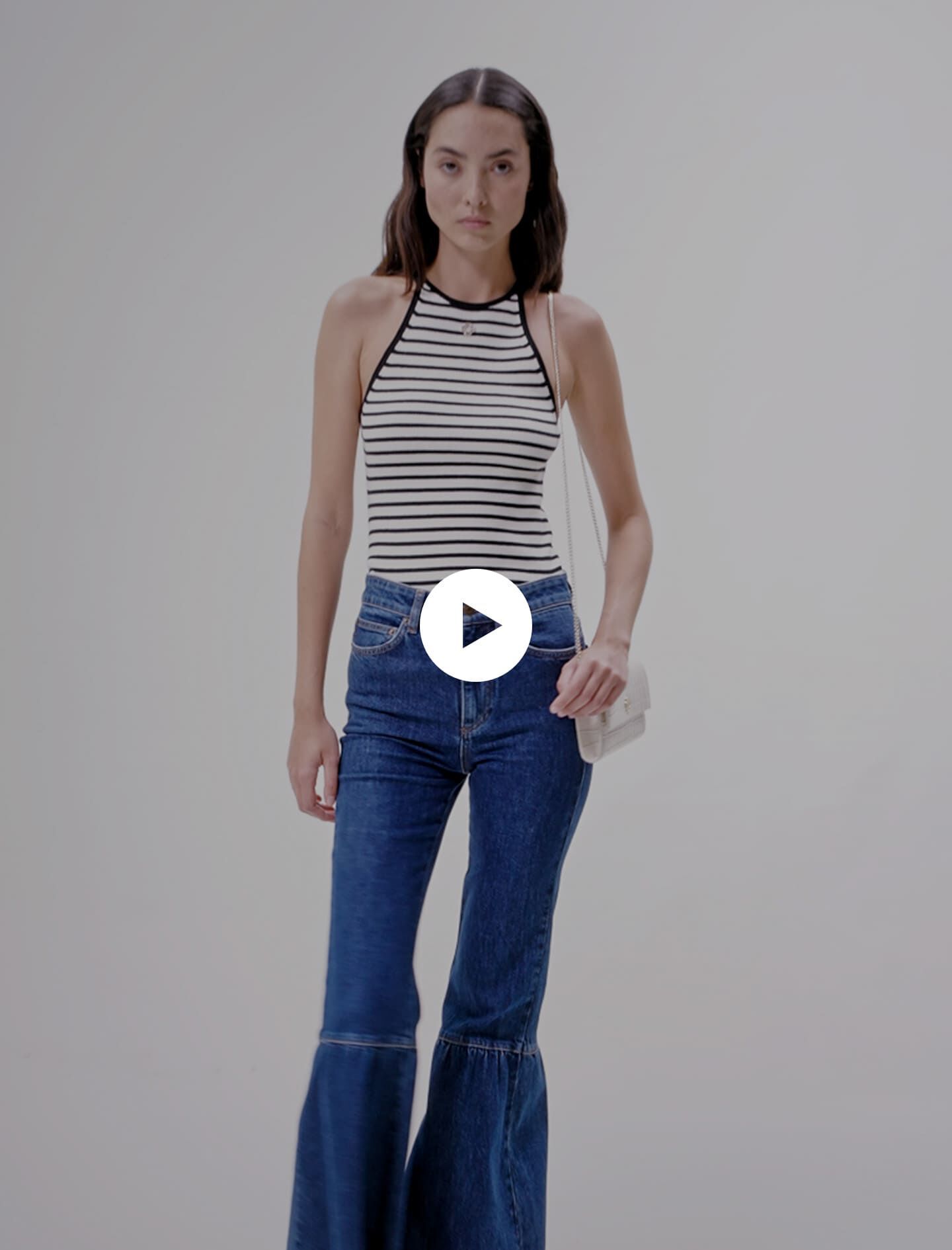Jean maje taille haute outlet