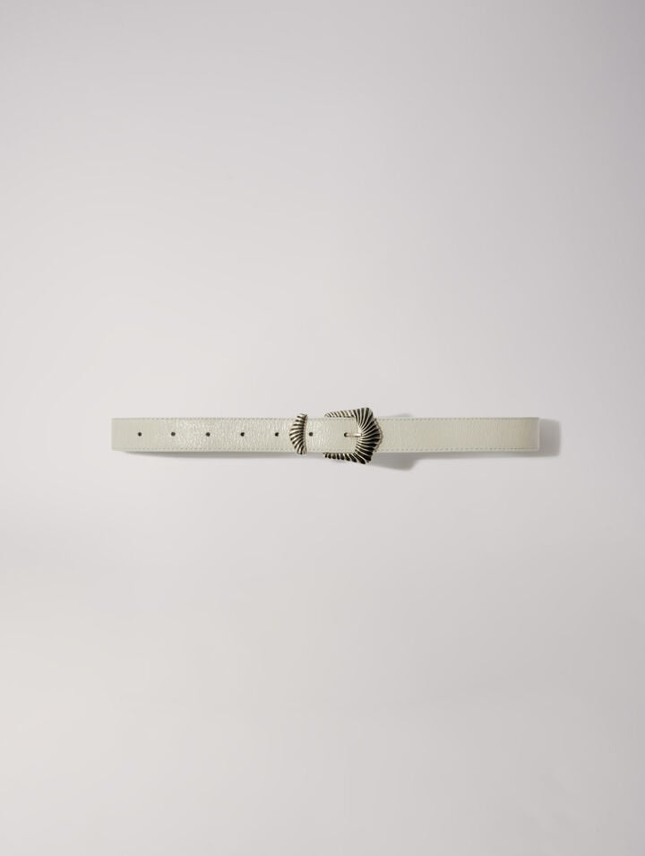 Belt with buckle