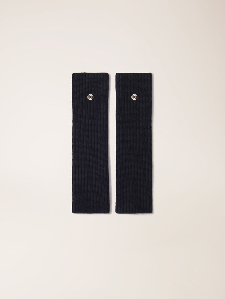 Wool and cashmere mittens