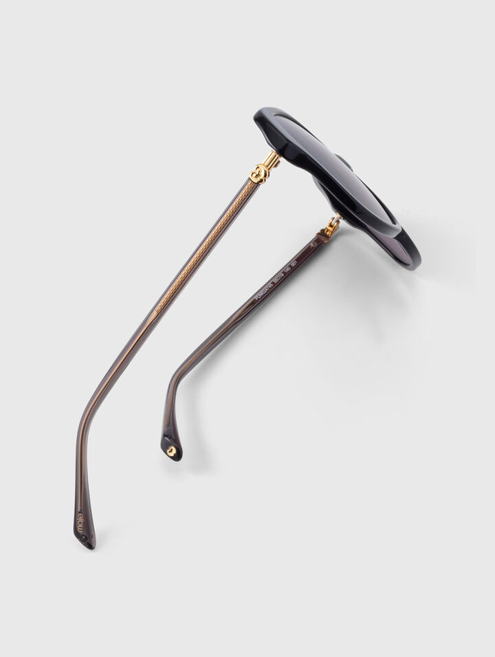 Lunettes oversize en ac&eacute;tate