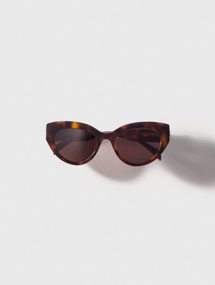 Lunettes cat eye en acétate