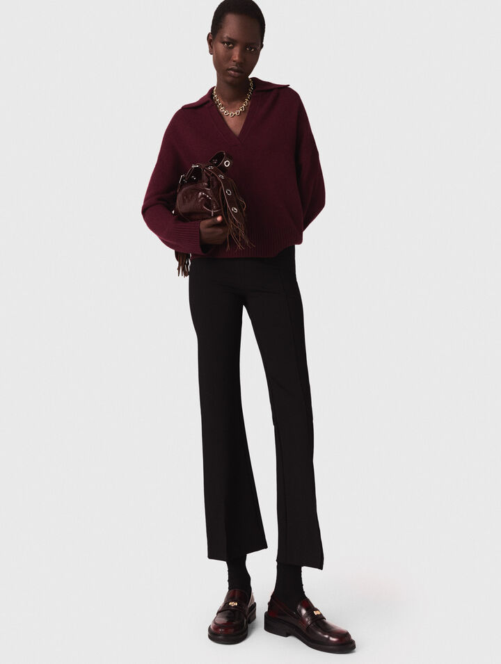 Pantalon fendu
