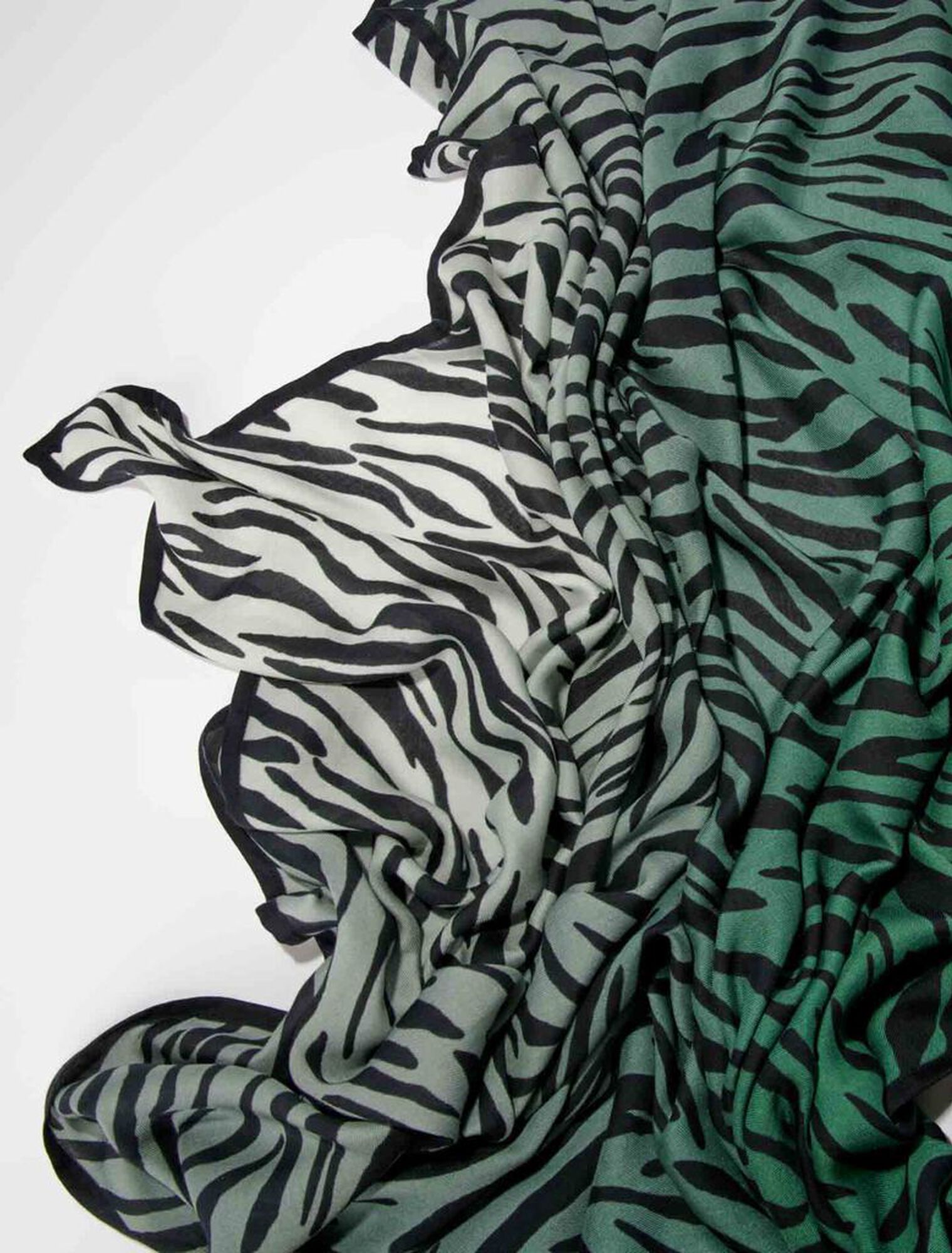 Zebra print scarf