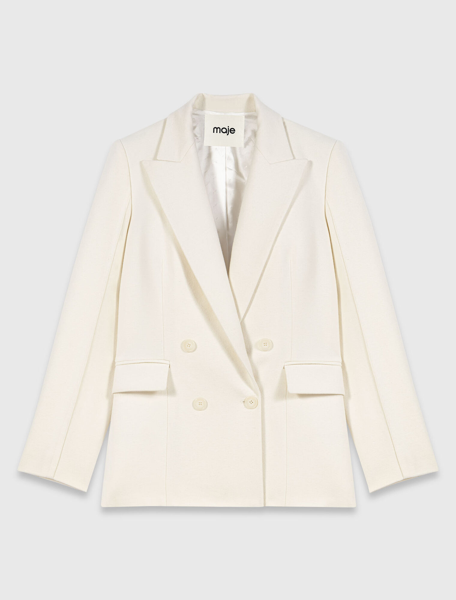 Veste de tailleur crois&eacute;e