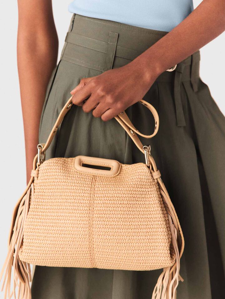 Sac Miss M mini effet raphia