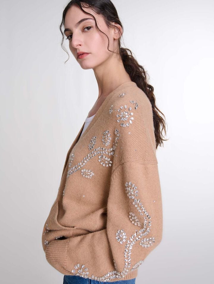 Cardigan bijoux