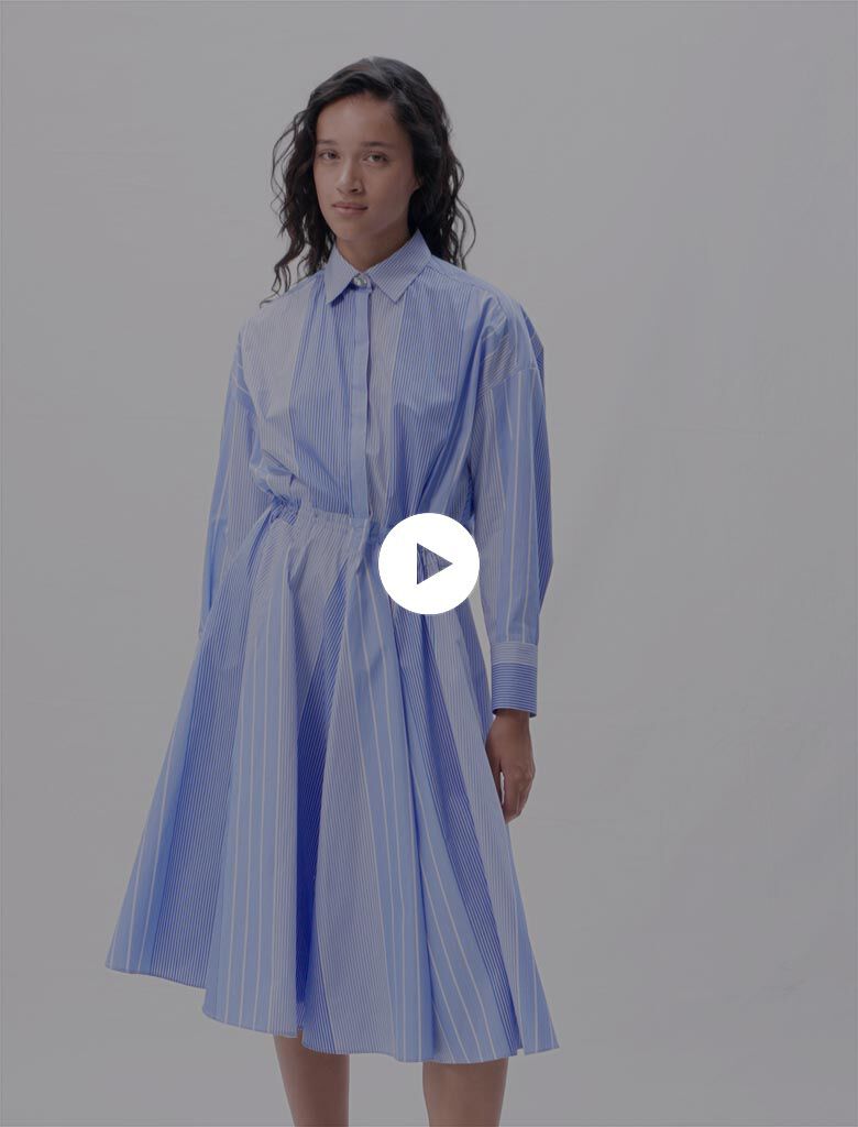 Robe maje rayure best sale