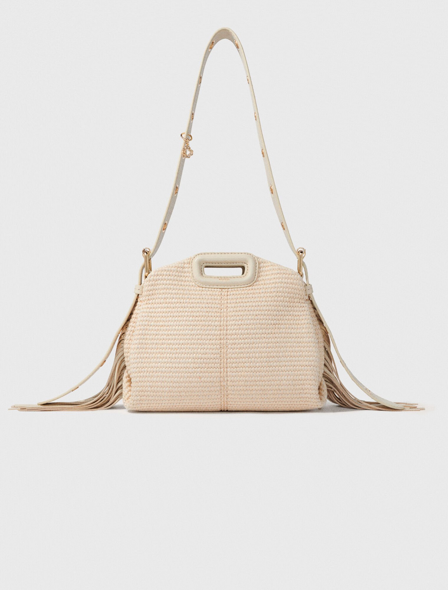 Raffia effect Miss M Mini bag